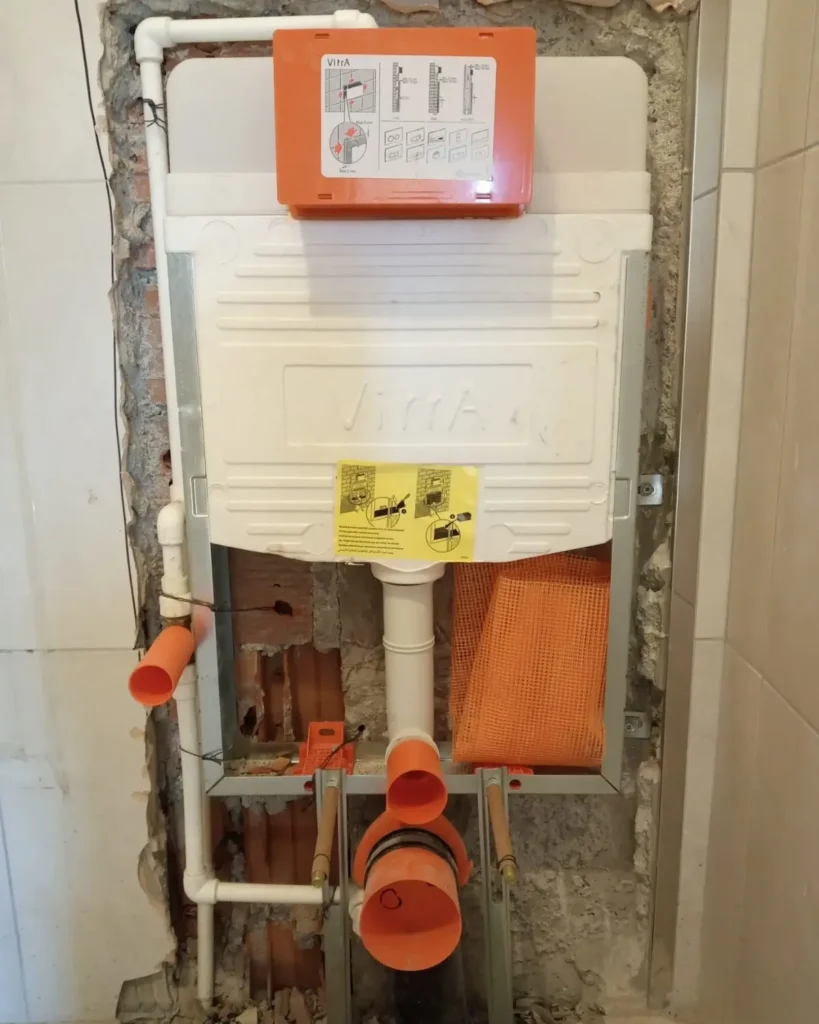 klozet ve banyo kurulumu